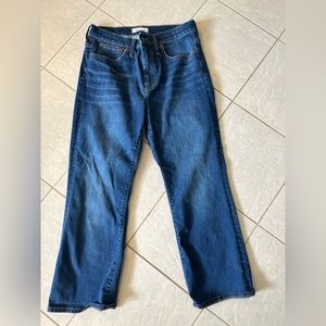 Madewell bootcut jeans. Medium to dark wash. Size 30.